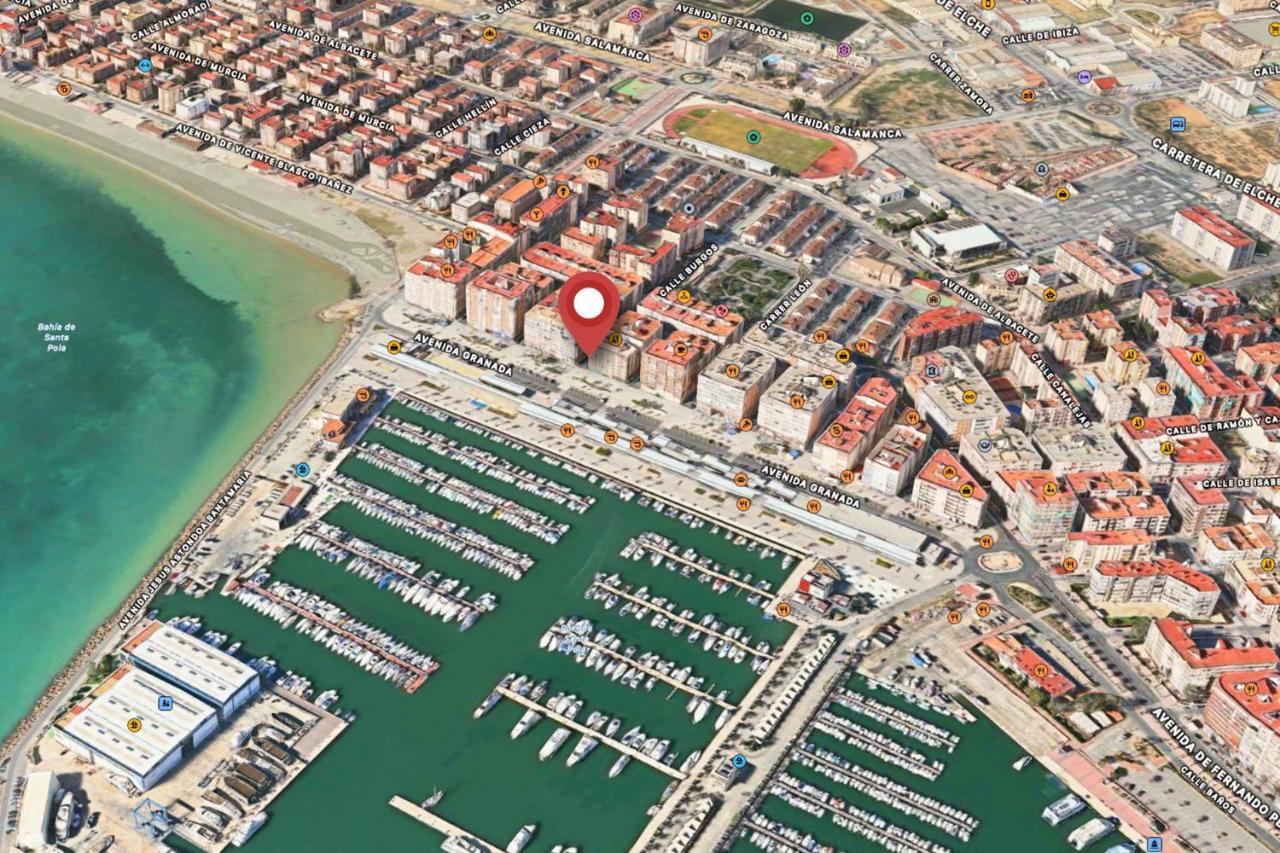 Nuevo A Estrenar. Vistas Al Mar, Terraza, Ascensor Apartment Santa Pola Ngoại thất bức ảnh
